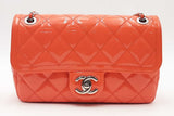 Chanel Timeless Quilted Orange Patent Leather Flap Shoulder Bag Eb0826oxxzsa