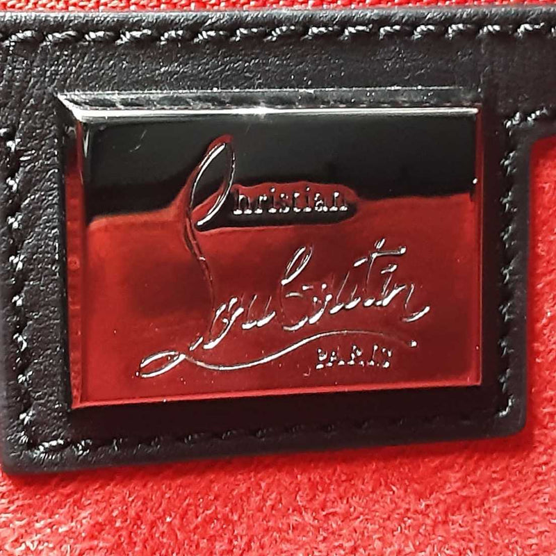 Christian Louboutin Eloise Grained Calfskin Spiked Handbag Sd0625pzxdu