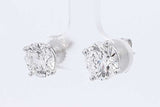 4.34cttw Lab Grown Diamond Stud Earrings In 14k White Gold 2.5 Grams Eb0526rrxdu