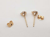 1.08 Cttw Lab Grown Diamonds 14k Yellow Gold 0.7g Stud Earrings Do0726orxde