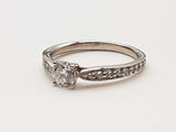 Tiffany & Co. Diamonds 0.95 Platinum 2.5g Ring Size 4 Do0425ixzde