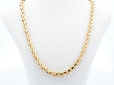 14k Yellow Gold Fox Tail Chain Necklace 10.6 Grams 22 Inch Fw0626irzdu