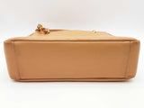 Chanel Tan Quilted Caviar Leather Shopping Tote Shoulder Bag Do0626crxde
