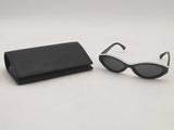 Chanel 71509 Crystal Cat Eye Black Sunglasses Aa1225lrzsa