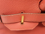 Hermès Epsom Birkin 30 Flamingo Handbag Sd0325lzrxzsa