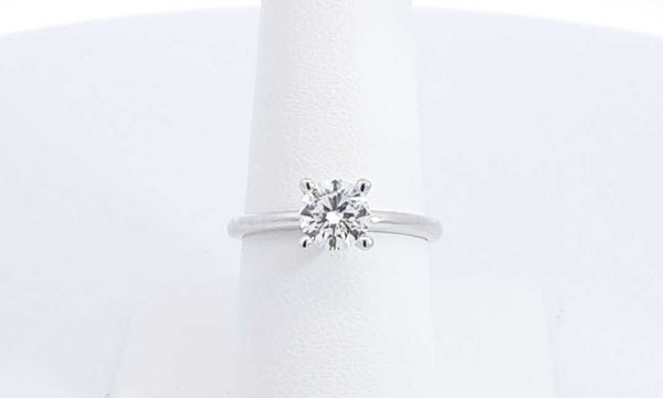 14k White Gold Lab Grown Diamond Solitaire Ring Size 7.5 Ebpcedu 144020004851