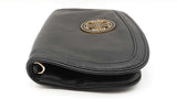 Tory Burch Black Leather Amanda Logo Clutch Sd0425rzdu