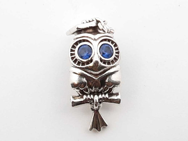 Pandora .925 Silver 3.6g Wise Owl Graduation Charm Lh1025lxde