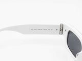 Versace Black & White Acetate Full Rim Rectangular Sunglasses Fw0326crdu