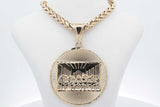 10k Yellow Gold Chain & Last Supper Pendant 22.2 Grams 23.5 Inch Eb0426lxxzsa