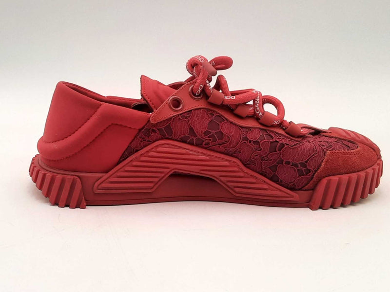 Dolce & Gabbana Ns1 Low Top Womens Sneakers Red Size 38.5 Aa1025lzxsa