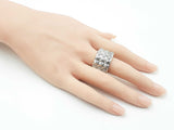 Chrome Hearts Pete Punk Triple Stack Ring In Silver 32.5g Size 10.5 Fw0426rxzdu