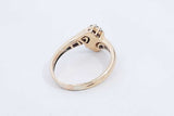 Approx. 0.37ctw Diamond Ring In 14k Yellow Gold 4.5 Grams Size 10 Eb1024lixsa