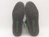 Louis Vuitton Trainer Green Shoes Size 9 Aa0126pzxsa