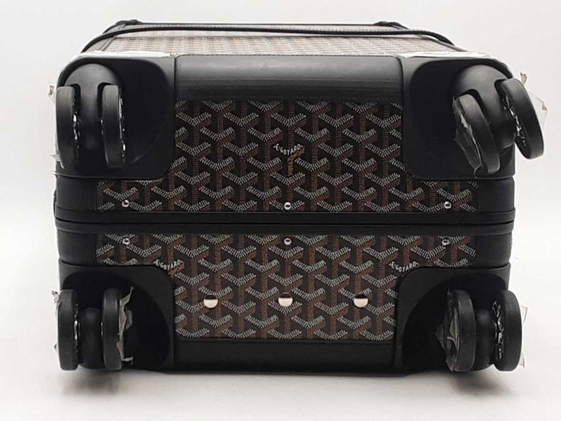 Goyard Bourget Pm Trolley Suitcase Black Aa0825erxzsa