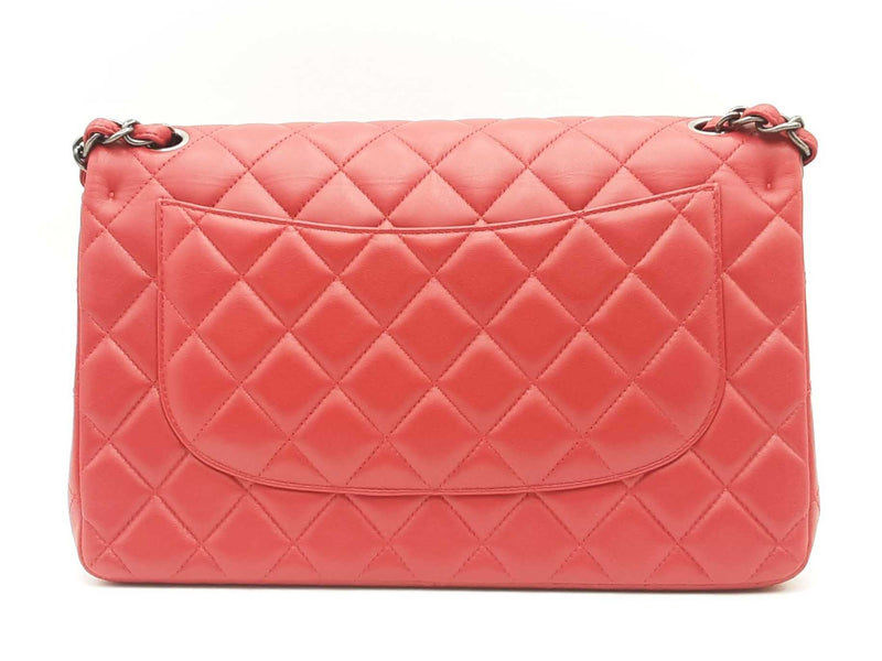 Chanel Lambskin Jumbo Double Flap Shoulder Bag Aa0325pozxsa
