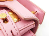 Balmai B-buzz 23 Mini Top Handle Bag In Pink Leather Fw0826ozxdu