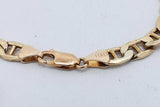 10k Yellow Gold Mariner Link Chain Necklace 14.2 Grams 19 Inch Eb0726corsa