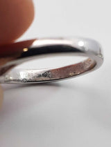 1.55 Cttw Diamond & 14k White Gold Wedding Set 10.3 Grams Size 4 Fw0426wxzdu