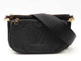 Louis Vuitton Multi Pochette Accessoires In Black Monogram Empreinte Leather Fw0626czxdu