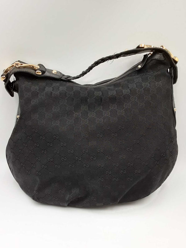 Gucci Gg Monogram Canvas Hobo Shoulder Bag Eb0524wxzdu