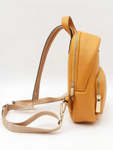 Michael Kors Erin Marigold Yellow Leather Convertible Backpack Eb0826pxdu