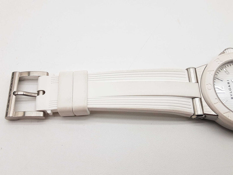 Bvlgari Dg35sv Diagono 35 White Dial Steel Case Automatic Watch Do0624lexzde
