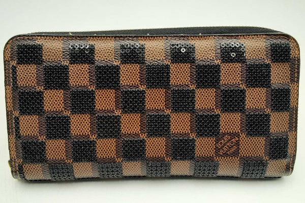 Louis Vuitton Damier Pailletes Zippy Wallet Eb0924lrxsa