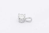 1.0ctw Diamond Pendant In 14k White Gold 0.8 Grams Eb0325cxzsa