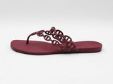 Hermès Island Chaine D'ancre Sandals In Rouge H Tpu Rubber Size 8.5 Fw1026ozxdu
