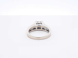 1.34 Cttw Diamond & 14k White Gold Engagement Ring 5.7 Grams Size 6 Fw1124wrxdu