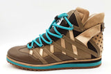 Dolce & Gabbana High Top Mix & Match Leather Sneakers Size 10 Eb0725lcrde