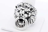 King Baby 925 Sterling Silver Lion's Head Ring 47.6 Grams Size 12.25 Eb0225lxzsa