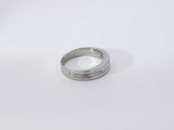 0.26 Cttw Platinum 95% 8.4 Grams Wedding Band Size 8.5 Aa0925oorsa