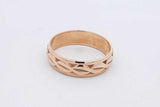 14k Yellow Gold Wedding Band Ring 4.7 Grams Size 9 Eb0426wpxsa