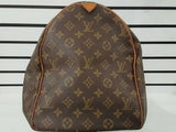 Louis Vuitton Brown Monogram Keepall 50 Duffle Bag Vc0826ioimia