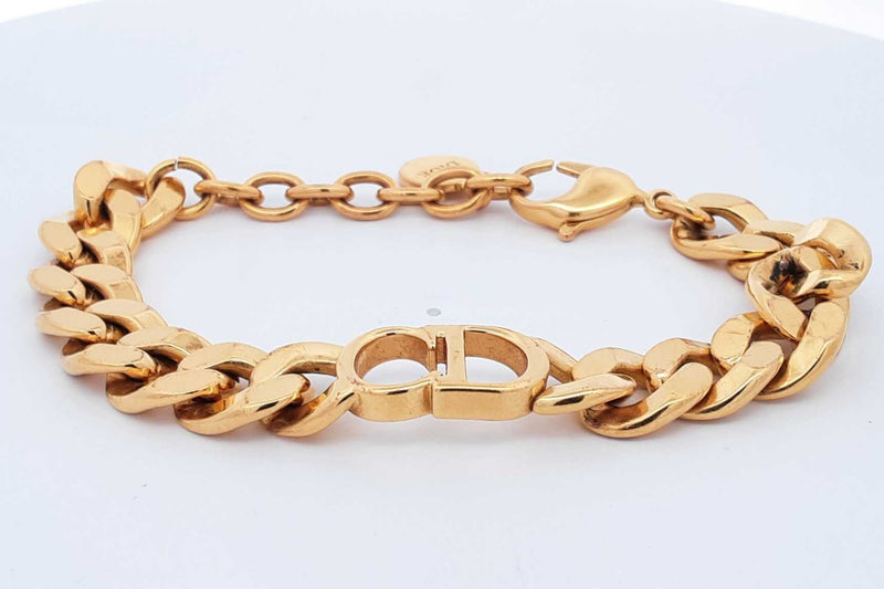 Christian Dior Danseuse Etoile Gold Tone Bracelet 33 Grams 8 Inch Eb0225lxzsa