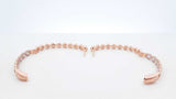 4.42 Cttw Diamond & Rose Gold Inside Out Hoop Earrings 8.7 Grams Fw0826orxzd7