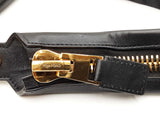 Tom Ford Zipper Strap Black Leather Shoulder Bag Fw0824pcrdu