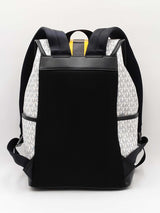 Michael Kors Cooper Logo Backpack In Mk Monogram Coated Canvas Fw0226rxdu