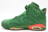 Nike Air Jordan 6 Retro "Green Suede Gatorade" Sneakers Size 10 Eb0625oxzsa