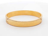 Fendi Ff Forever Fendi Gold-tone Bangle Bracelet 33.7 Grams Fw0125lrzdu