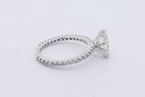 0.6cttw Diamond Ring In 14k White Gold 2.3 Grams Size 5.75 Eb0526wrxsa