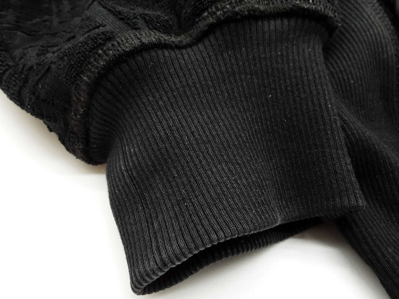 Christian Dior Black Oblique Jacquard Hooded Sweater Size Sm Do0425pxzde