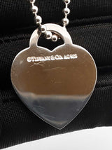 Tiffany & Co. Heart & Arrow Bead Necklace In Silver 15.8g 28 Inch Fw0526lo Zdu