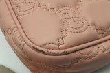 Gucci Gg Matelasse Pink Leather Shoulder Bag Eb1025ixzsa