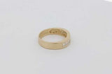 0.45cttw Princess Cut Diamond Ring In 18k Yellow Gold 6.7g Size 8.25 Eb1026rrxsa