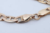 14k Yellow Gold Mariner Link Bracelet 7.2 Grams 7.5 Inch Eb0426wrxde