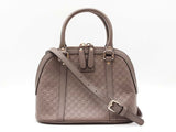 Gucci Mini Dome Bag In Grey Microguccissima Embossed Leather Fw0726wxzdu