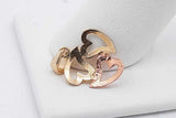14k Tricolor Gold Heart Pendant 0.9 Grams Eb0926rrsa